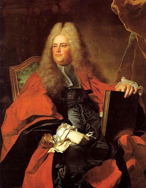 Hyacinthe Rigaud Portrait of Guillaume de Lamoignon de Blancmesnil French magistrate oil painting image